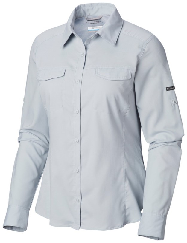 Grey REi Co-op IE Columbia Silver Ridge Lite Long-Sleeve Shirt Women