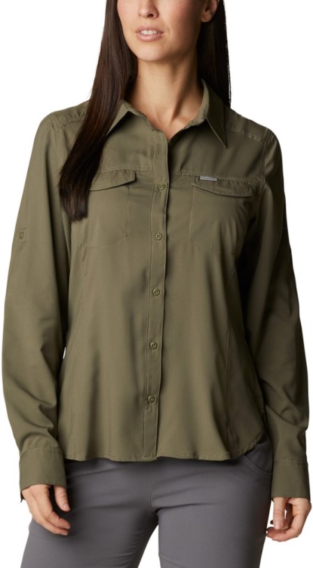 Columbia Silver Ridge Lite Long-Sleeve Shirt Women REi Co-op IE Green