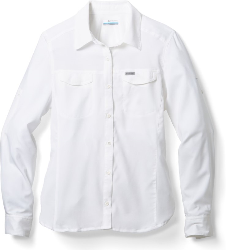 Columbia Silver Ridge Lite Long-Sleeve Shirt Women White REi Co-op IE