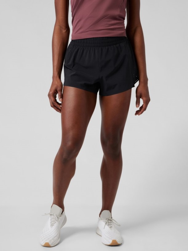 REi Co-op IE Black Athleta Hustle 3 Shorts Women