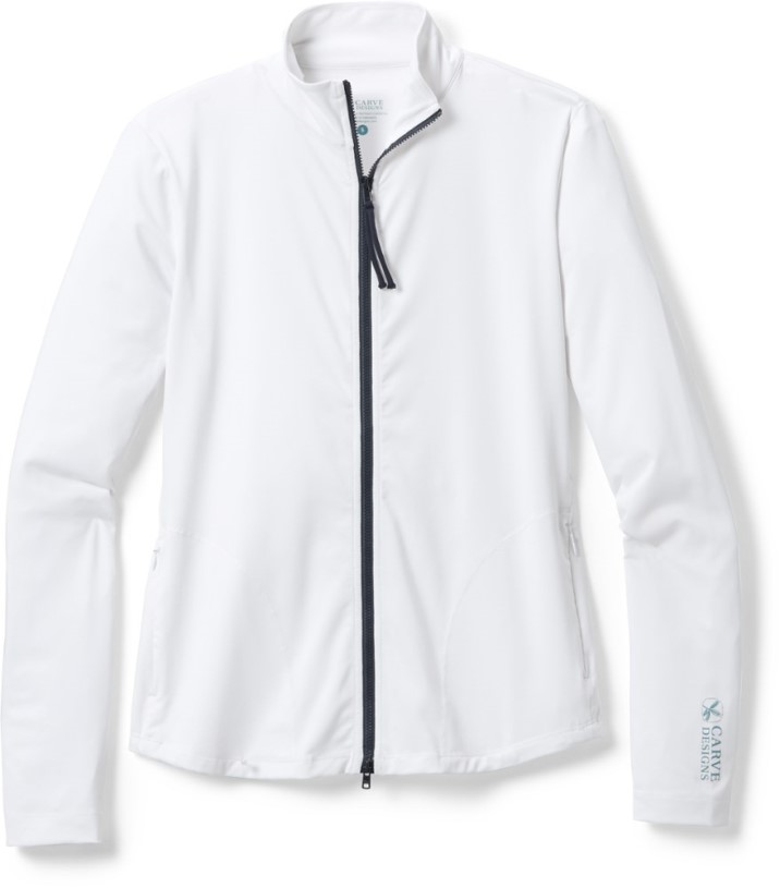 White REi Co-op IE Carve Designs Lake Sunshirt Women
