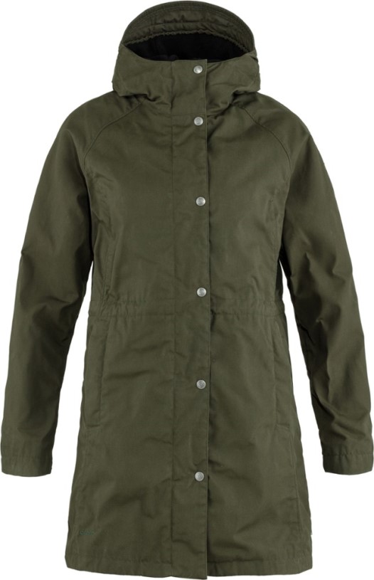 Fjallraven Karla Hydratic Rain Jacket Women REi Co-op IE Forest