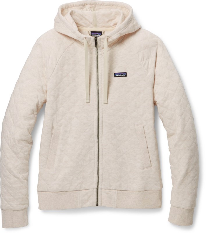 Patagonia Organic Cotton Quilt Hoodie Women White REi Co-op IE