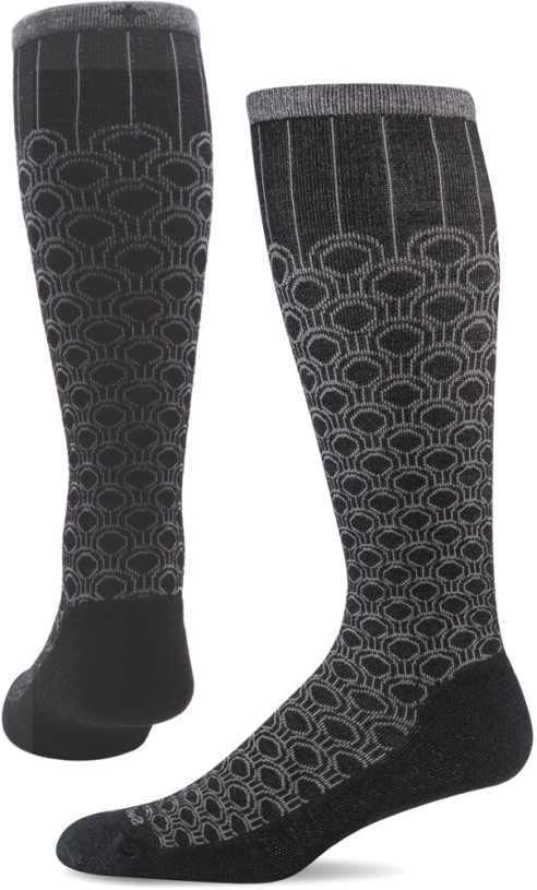 Sockwell Deco Dot Compression Socks Women REi Co-op IE Black