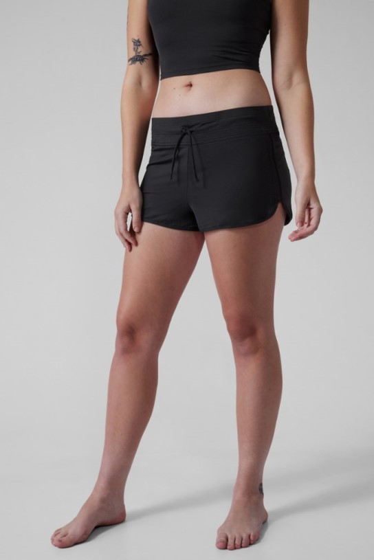 REi Co-op IE Athleta Surge 2 Swim Shorts Women Black