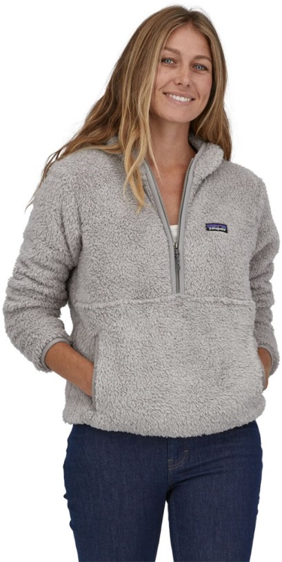 REi Co-op IE Grey Patagonia Los Gatos Hooded Fleece Pullover Women