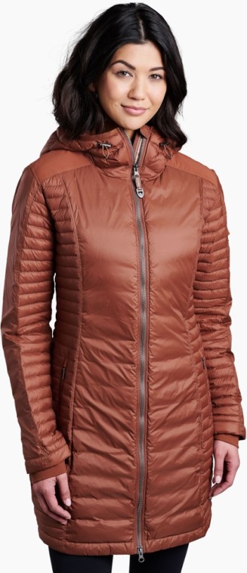 REi Co-op IE Kuhl Spyfire Down Parka Women Cinnamon