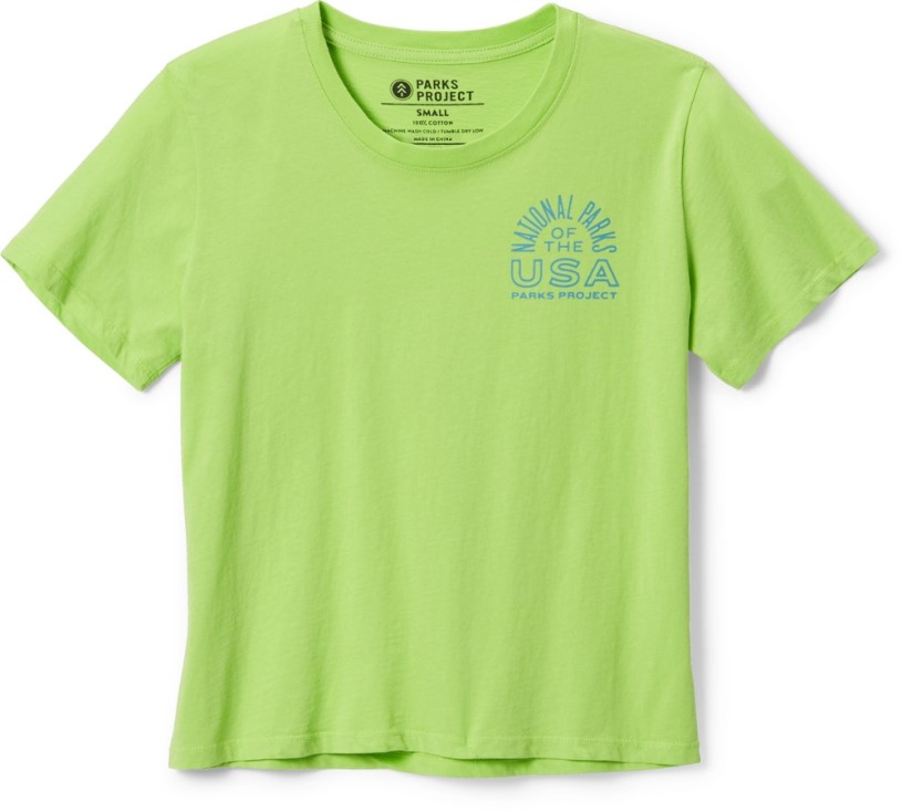 Parks Project National Parks Checklist T-Shirt Women REi Co-op IE Green