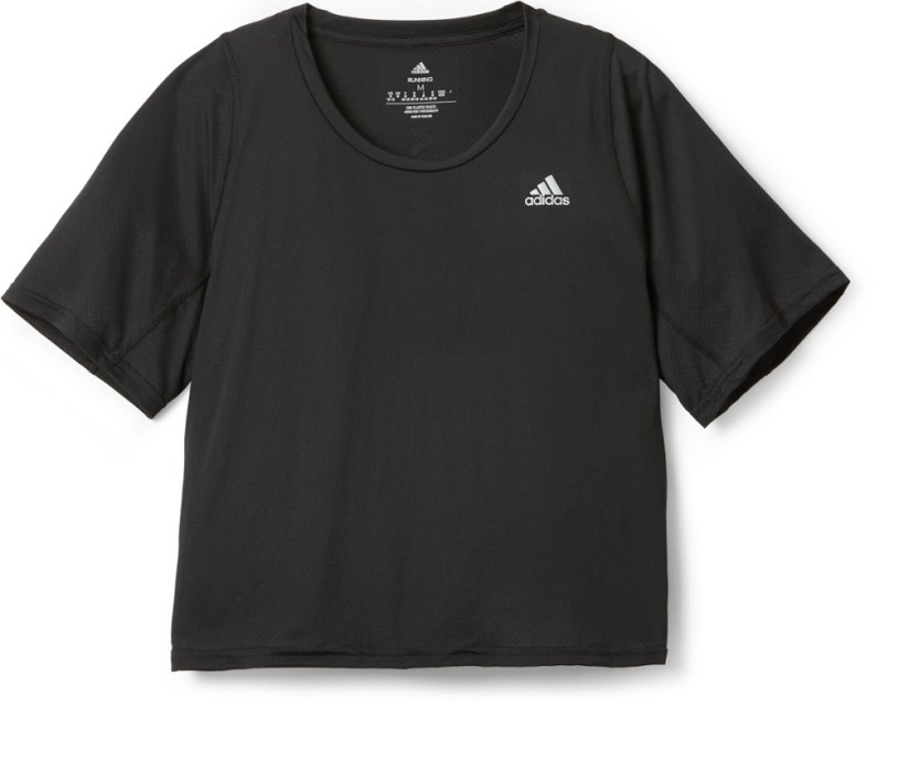 Black REi Co-op IE Adidas Fast Crop T-Shirt Women