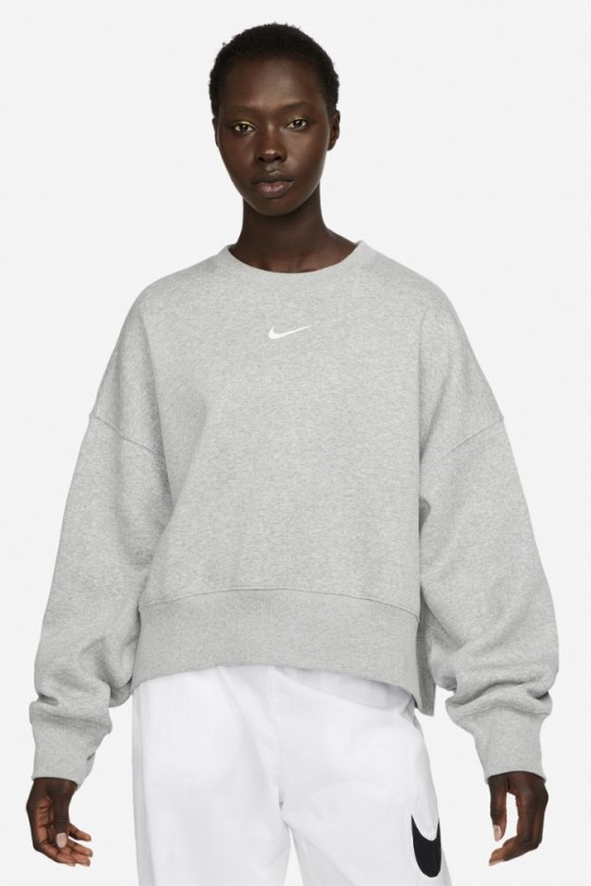 Grey Nike Sportswear Phoenix Fleece Over-Oversized Crewneck Sweatshirt Women REi Co-op IE