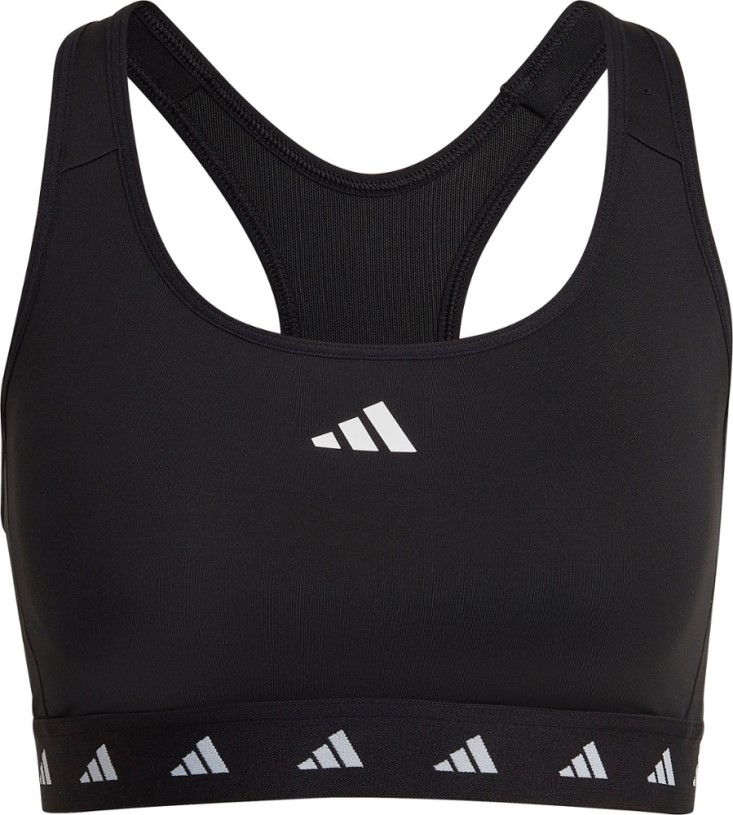 Adidas Powerreact Training Medium-Support Sports Bra A-C Cup Black REi Co-op IE
