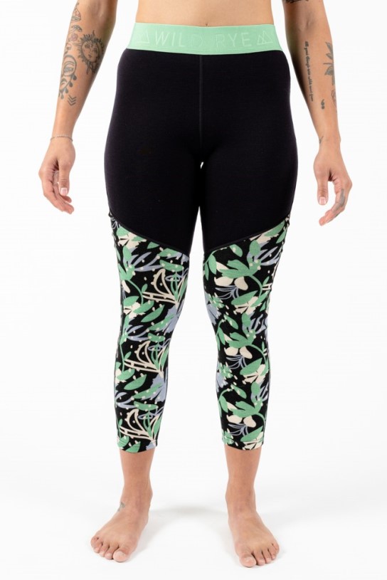 REi Co-op IE Wild Rye Jane 7/8 Crop Leggings Women Black