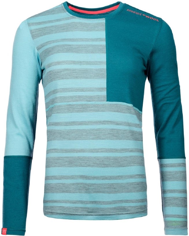 REi Co-op IE Ice Waterfall Ortovox 185 Merino Rock'N'Wool Long-Sleeve Base Layer Top Women