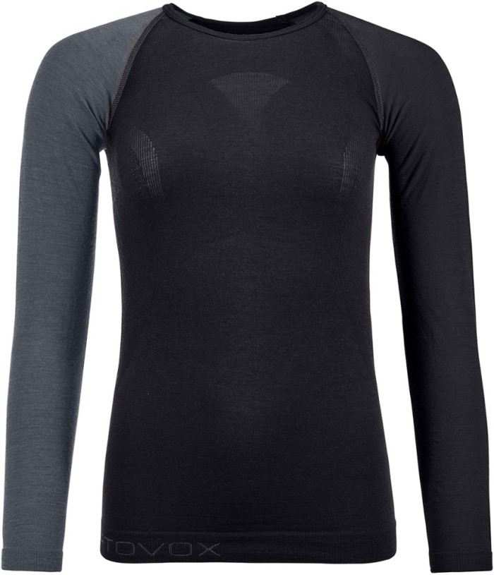 Ortovox 120 Comp Light Long-Sleeve Base Layer Top Women REi Co-op IE Black