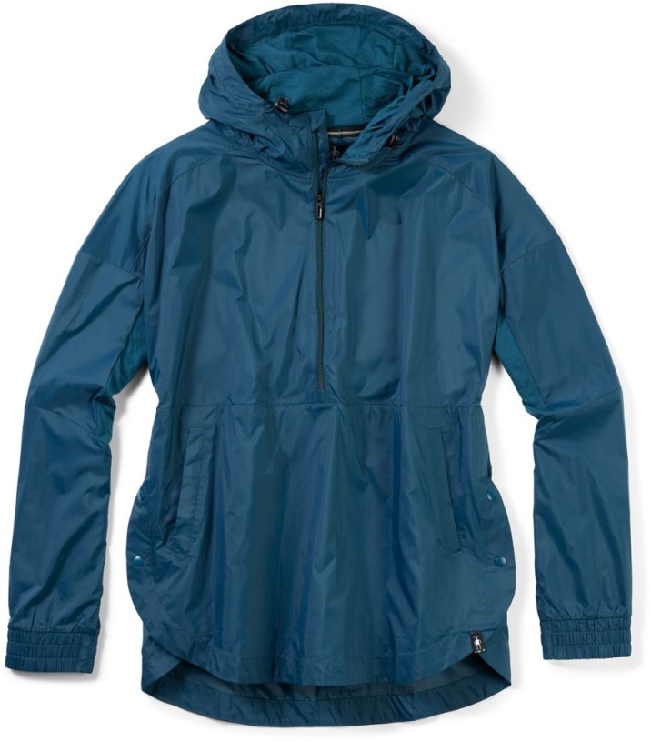 Blue REi Co-op IE Smartwool Merino Sport Ultralite Anorak Women