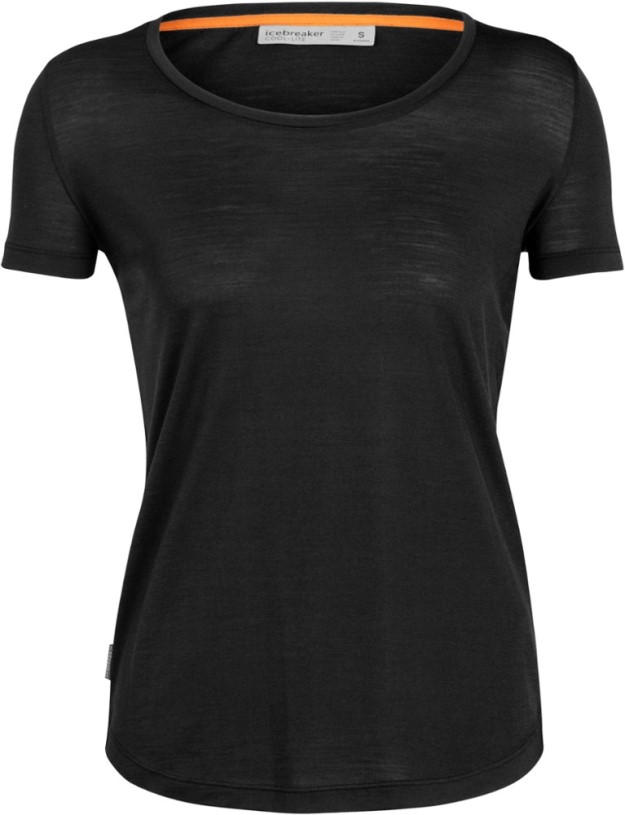 Black Icebreaker Sphere Ii Scoop T-Shirt Women REi Co-op IE