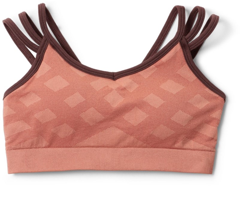Smartwool Seamless Strappy Bra Light Mahogany REi Co-op IE