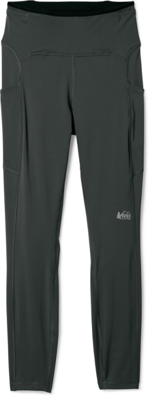 Black REi Co-op IE Swiftland 7/8 Running Tights Women