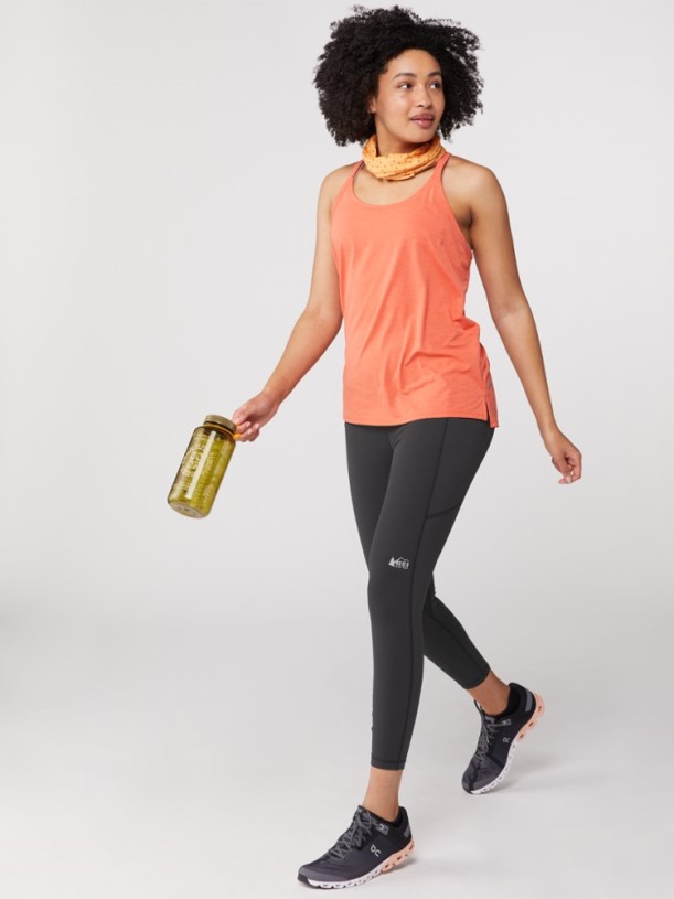 Black REi Co-op IE Swiftland 7/8 Running Tights Women