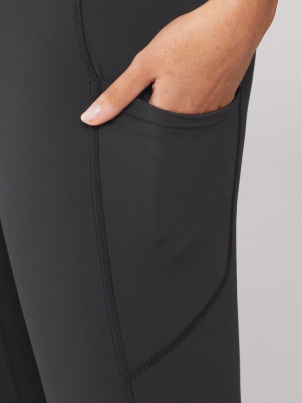 Black REi Co-op IE Swiftland 7/8 Running Tights Women