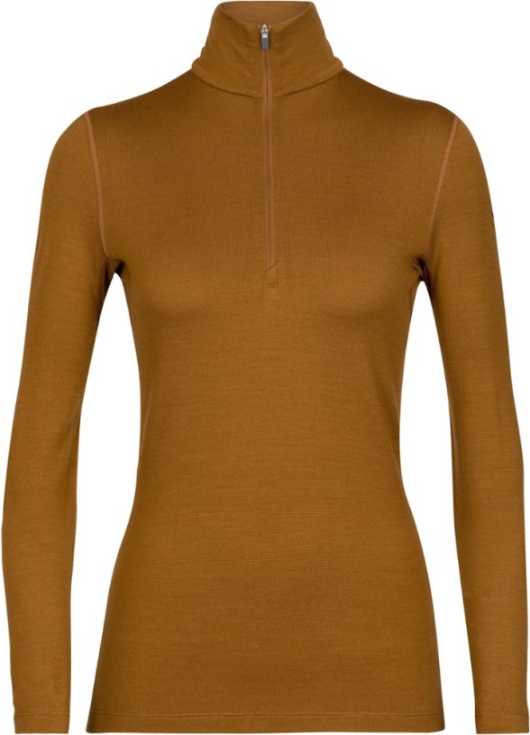 REi Co-op IE Icebreaker 260 Tech Long-Sleeve Half-Zip Base Layer Top Women Clove
