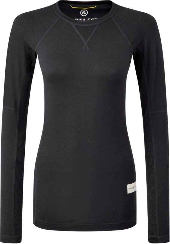 Artilect Flatiron 185 Base Layer Crew Top Women REi Co-op IE Black