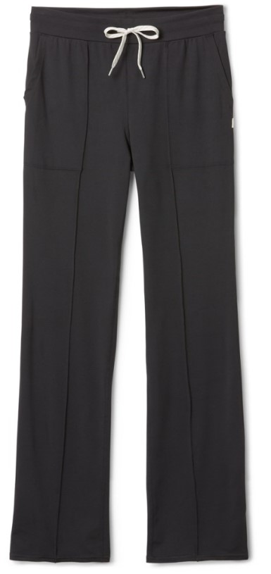 Vuori Halo Wideleg Flare Pants Women REi Co-op IE Black