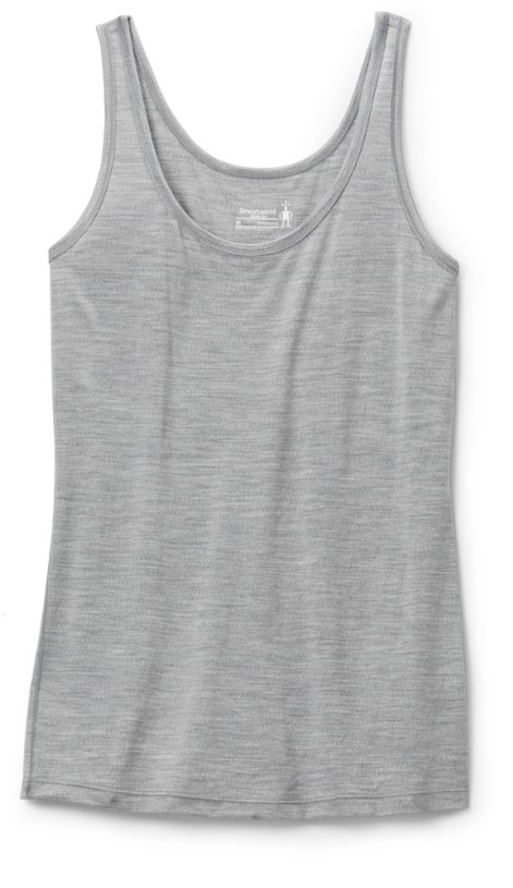 REi Co-op IE Light Gray Smartwool Classic All-Season Merino Tank Top Women