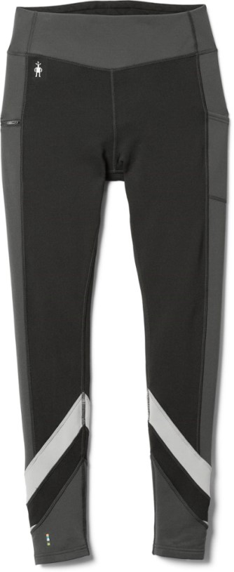 Smartwool Merino Sport Fleece Colorblock Tights Women Black REi Co-op IE