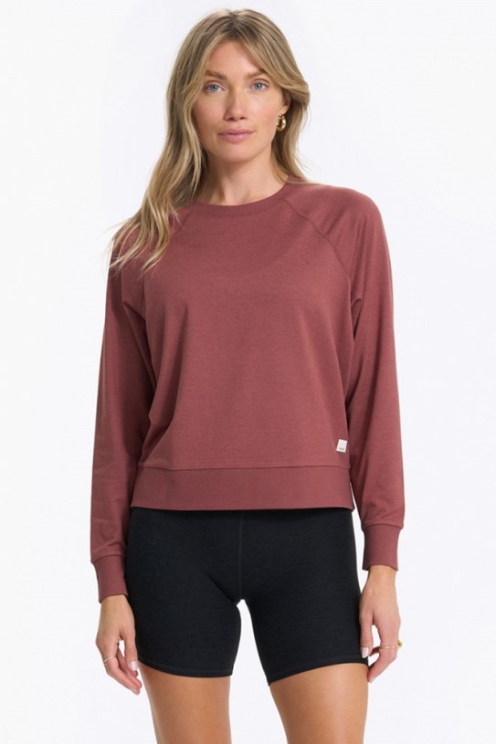 Rosewood REi Co-op IE Vuori Long-Sleeve Halo Crew Pullover Women