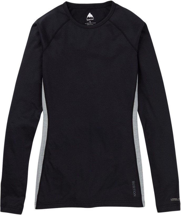 True Black REi Co-op IE Burton Midweight X Base Layer Crew Top Women