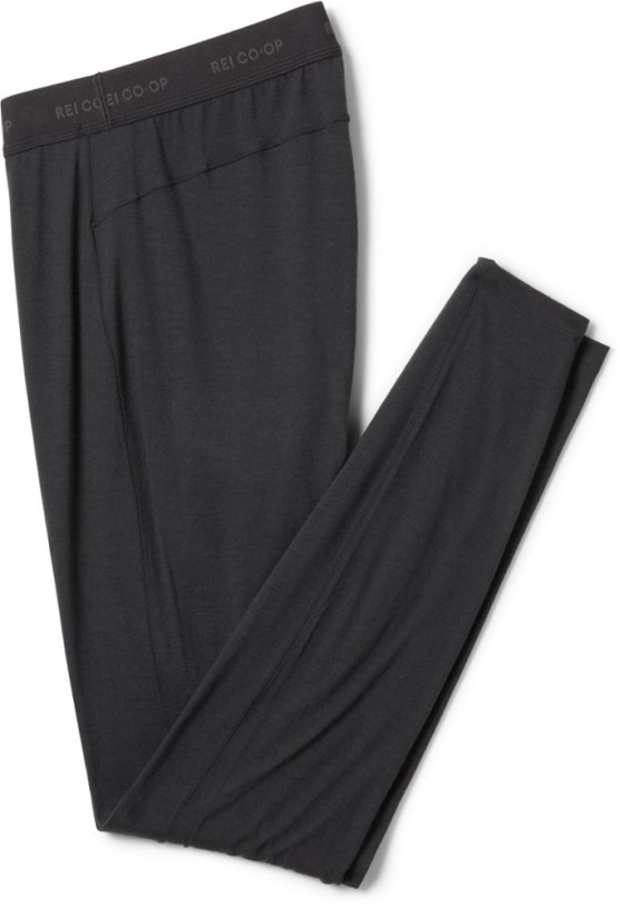 Black REi Co-op IE Merino 185 Base Layer Bottoms Women