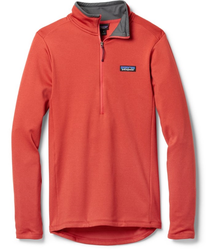 Patagonia R1 Daily Zip-Neck Pullover Women REi Co-op IE Sumac Red