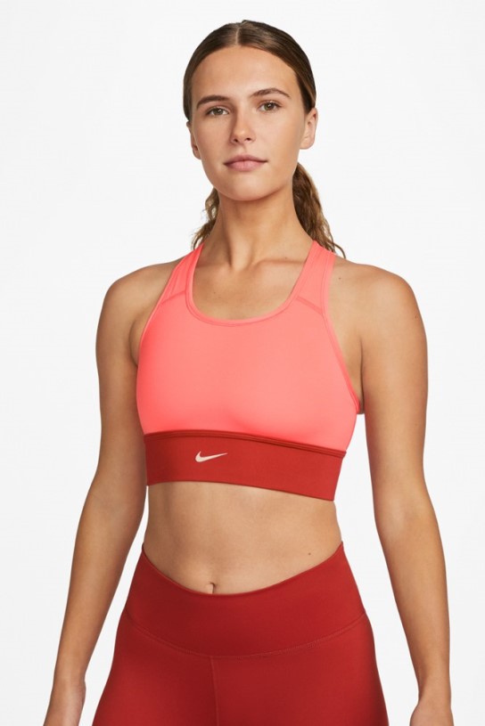 REi Co-op IE Crimson Nike Swoosh Long Line Bra