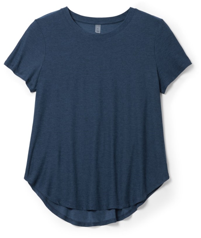 Beyond Yoga On The Down Low T-Shirt Women REi Co-op IE Navy