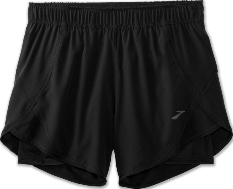 Black Brooks Chaser 5 2-In-1 Shorts Women REi Co-op IE