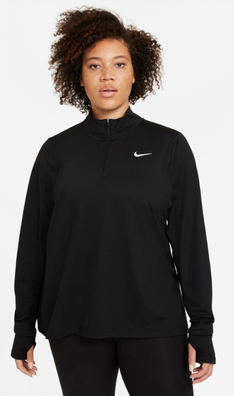 REi Co-op IE Black Nike Element Half-Zip Running Top Women Plus Sizes