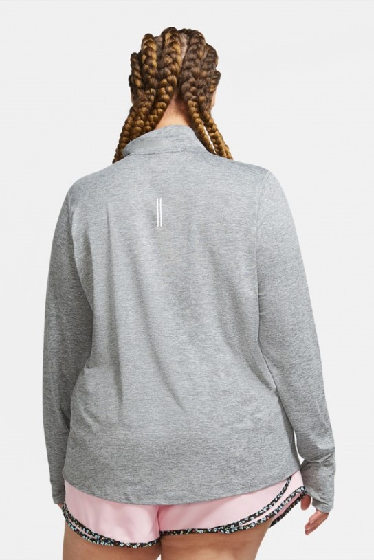 REi Co-op IE Nike Element Half-Zip Running Top Women Plus Sizes Grey