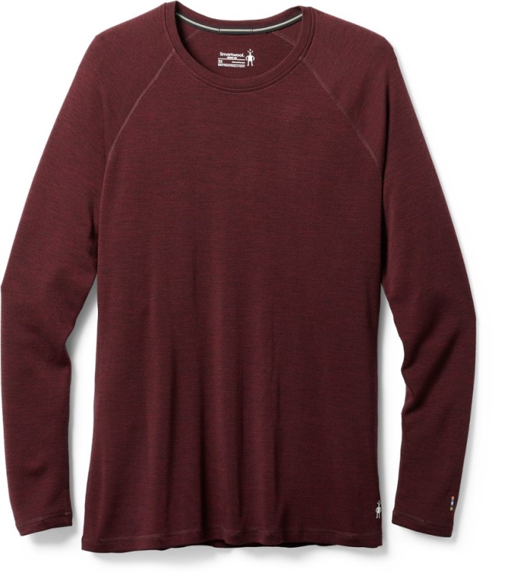 Black Smartwool Classic Thermal Merino Crew Base Layer Top Women REi Co-op IE