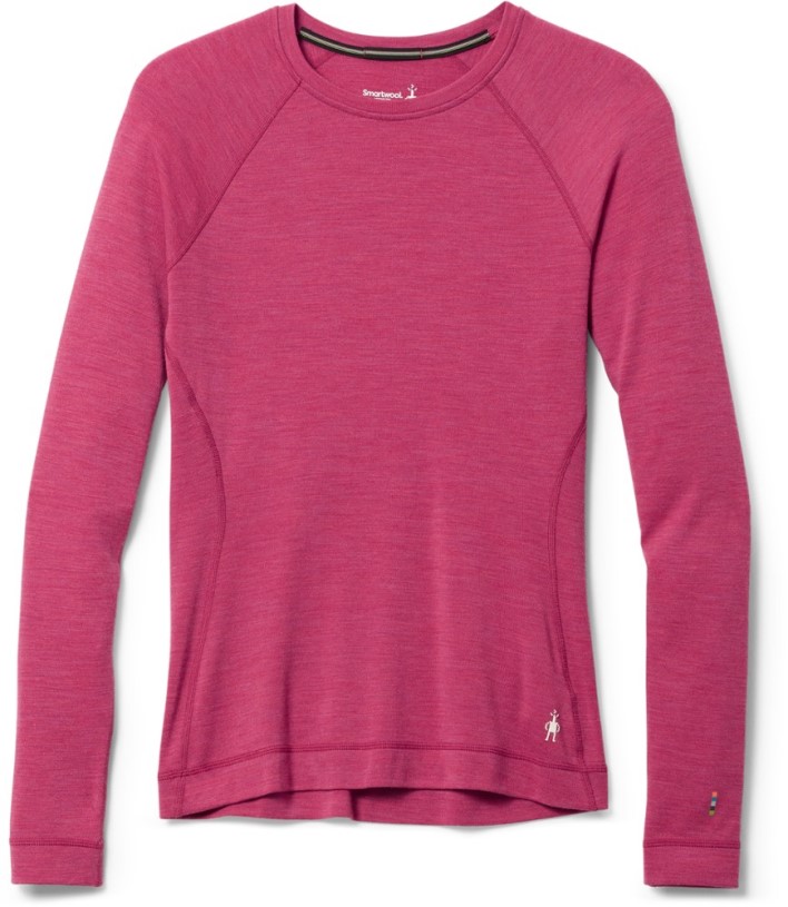 Smartwool Classic Thermal Merino Crew Base Layer Top Women REi Co-op IE Festive Fuchsia