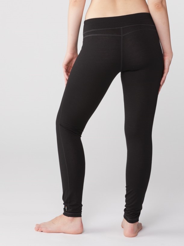 REi Co-op IE Smartwool Classic All-Season Merino Base Layer Bottoms Women Black