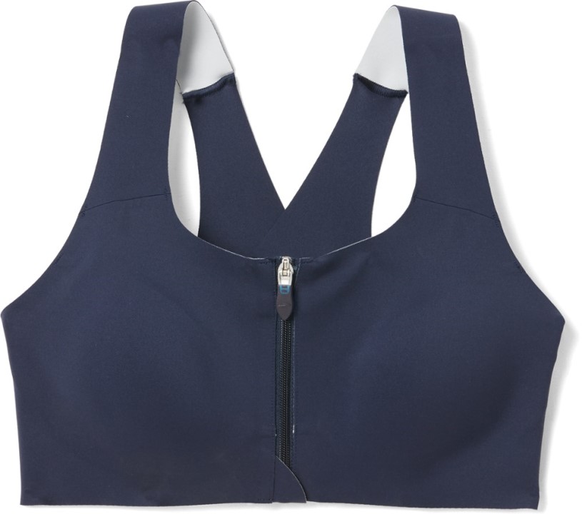 REi Co-op IE Navy Brooks Dare Zip Bra