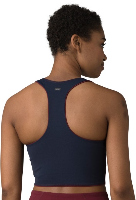 Prana Momento Crop Top REi Co-op IE Maroon-Nautical
