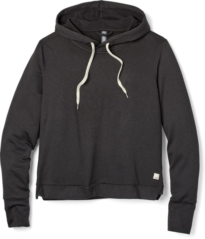 Black Vuori Halo Essential Hoodie Women REi Co-op IE