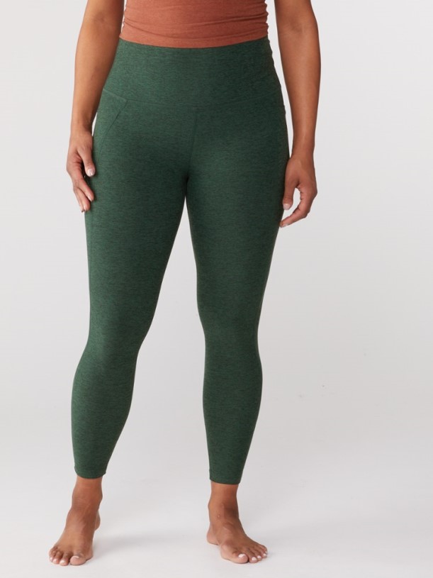REi Co-op IE Green Beyond Yoga Spacedye Out Of Pocket High-Waisted Midi Leggings Women