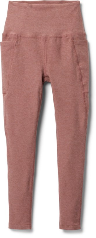 REi Co-op IE Beyond Yoga Spacedye Out Of Pocket High-Waisted Midi Leggings Women Brown