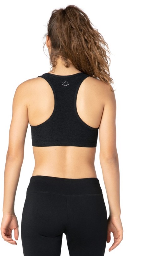 Beyond Yoga Spacedye Lift Your Spirits Bra Darkest Night REi Co-op IE