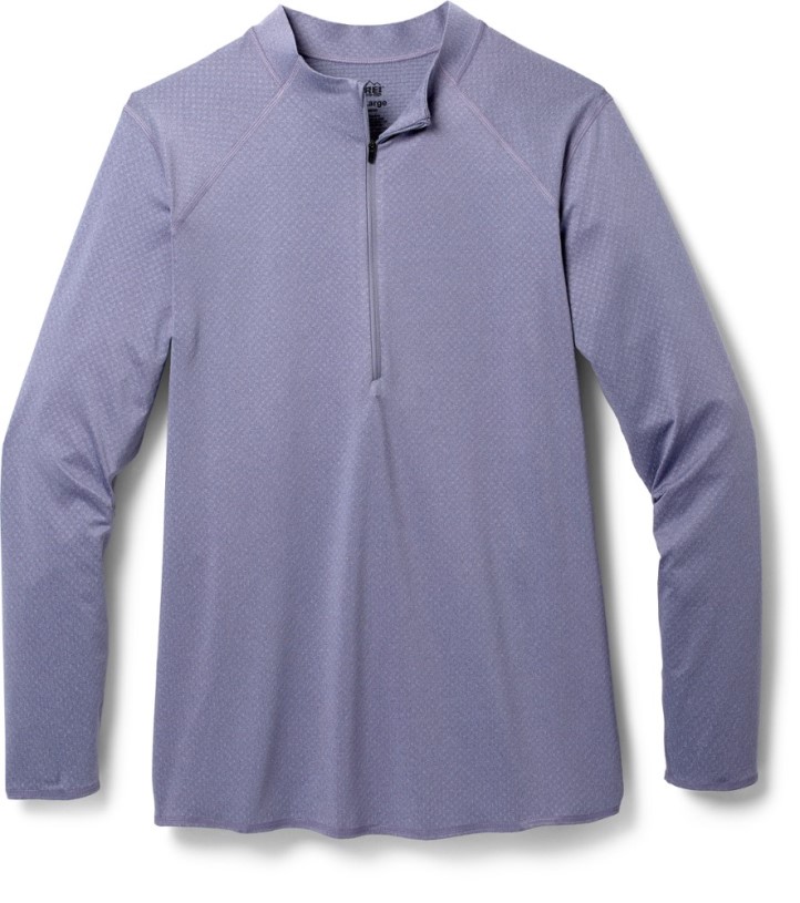 Purple Haze REi Co-op IE Lightweight Base Layer Half-Zip Top Women Plus Sizes