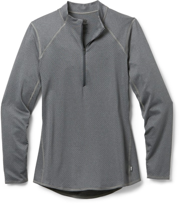 Asphalt REi Co-op IE Lightweight Base Layer Half-Zip Top Women
