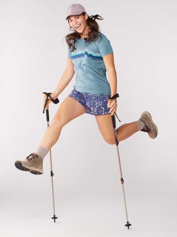 Grey REi Co-op IE Patagonia Capilene Cool Daily Graphic T-Shirt Women